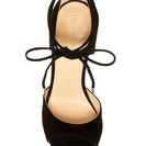 Incaltaminte Femei Ivanka Trump Holidae Ankle Tie Heeled Sandal BLKSU