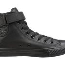 Incaltaminte Femei Converse Chuck Taylorreg All Starreg Brea Mono Leather Hi BlackBlackBlack