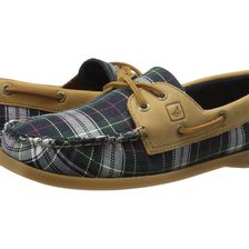Sperry Top-Sider A/O 2-Eye Tartan Plaid Fly Fish Navy/Sahara/Plaid