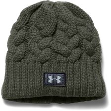 Under Armour Around Town Cable Knit Beanie Green