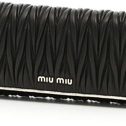 Miu Miu Quilted Wallet NERO PIRITE