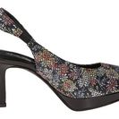 Incaltaminte Femei Walking Cradles Planet Black Floral Mosaic