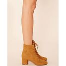 Incaltaminte Femei Forever21 Faux Suede Ankle Booties Tan