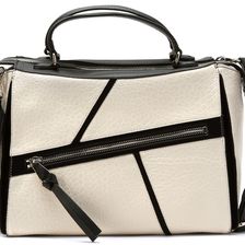 Nine West Underwraps Satchel Milk/Black