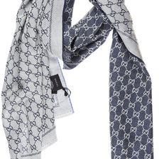 Gucci Wool Scarf Blue
