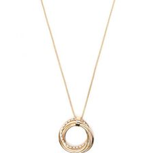Bijuterii Femei Forever21 Cutout Circle Necklace Goldclear