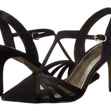 Adrianna Papell Heidi Black Classic Satin