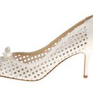 Incaltaminte Femei Kate Spade New York Susana White Glitter Grid FabricIvory Satin