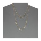 Bijuterii Femei Rebecca Minkoff Layered Bar Fringe Necklace Gold Toned