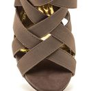 Incaltaminte Femei CheapChic Night Life Caged Faux Suede Heels Taupe