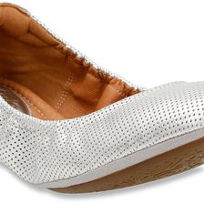 Clarks Grayson Erica Silver Perfed Leather