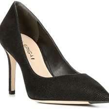 Via Spiga Carola Black Dotted Suede Leather