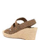 Incaltaminte Femei Steven by Steve Madden Jennii Woven Wedge Sandal BRONZE