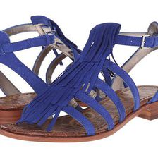 Incaltaminte Femei Sam Edelman Estelle Sailor Blue Kid Suede Leather