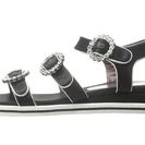 Incaltaminte Femei Marc by Marc Jacobs Charlotte Strass Buckle Sandal Black