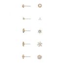Bijuterii Femei Forever21 Geo Cutout Rhinestone Stud Set Goldclear