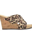 Incaltaminte Femei Aerosoles Party Plush Wedge Sandal Leopard