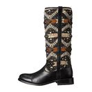 Incaltaminte Femei Frye Jayden Tall Black Multi FabricSmooth Vintage LeatherOiled Suede