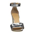 Incaltaminte Femei Marc by Marc Jacobs Logo Disc Wedge Sandal Silver