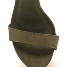 Incaltaminte Femei CheapChic Featured Model Faux Suede Chunky Heels Olive