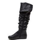 Incaltaminte Femei CheapChic Cuff Love Slouchy Faux Leather Boots Black