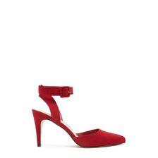 Incaltaminte Femei Forever21 Faux Suede Ankle Strap Sandals Red