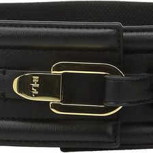 Ralph Lauren Lexington 2 3/8" Stretch Belt Black
