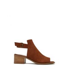 Incaltaminte Femei Forever21 Faux Suede Slingback Booties Tan