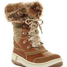 Incaltaminte Femei Santana Canada Myrah Faux Fur Lined Boot Tan