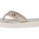 Incaltaminte Femei Michael Kors Gage Flip Flop Vanilla