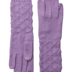Accesorii Femei Echo Design mSoft Pointelle Touch Gloves Viola Heather