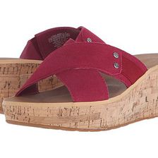 Incaltaminte Femei Rockport Weekend Casuals Lanea Cross Slide Deep Berry Suede