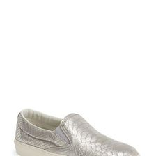 Incaltaminte Femei Bronx Shoes Kal Loosh Slip On Sneaker Women SILVER