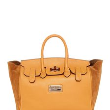 Valentino By Mario Valentino Omia Leather Satchel MIELE