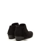 Incaltaminte Femei CheapChic Fringe Fandom Faux Suede Booties Black