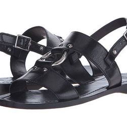 Incaltaminte Femei Frye Rachel Harness Sandal Black Smooth Polished Veg