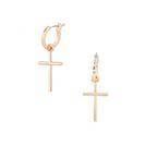 Bijuterii Femei Forever21 Cross Mini Hoops Gold