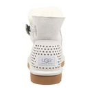 Incaltaminte Femei UGG Mini Bailey Button Geo Perf White Twinface