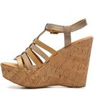 Incaltaminte Femei Korks by Kork-Ease Poppy Wedge Sandal BronzeGold