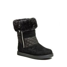 Incaltaminte Femei GUESS Alona Faux-Fur Trimmed Boots black multi fabric