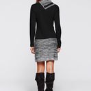 Rochie tricotată cu mâneci lungi 