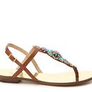 Incaltaminte Femei Ivanka Trump Fyona Flat Sandal Tan Multi