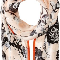 Roberto Cavalli Night Garden Silk Stole Candy