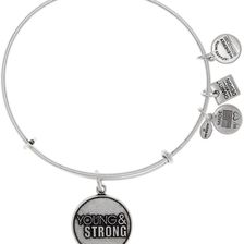 Alex and Ani Charity By Design Young & Strong Expandable Bangle SILVER