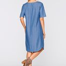 Rochie din blug cu mâneci 1/2 