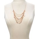 Bijuterii Femei Forever21 Layered Tassel Necklace Goldpeach