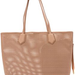 Cole Haan Abbot Perf Tote Toasted Almond