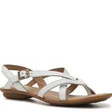 Incaltaminte Femei Born Valmar Flat Sandal White