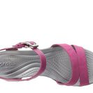 Incaltaminte Femei Crocs Leigh II Ankle Strap Wedge Berry