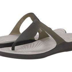 Incaltaminte Femei Crocs Rio Flip BlackPlatinum